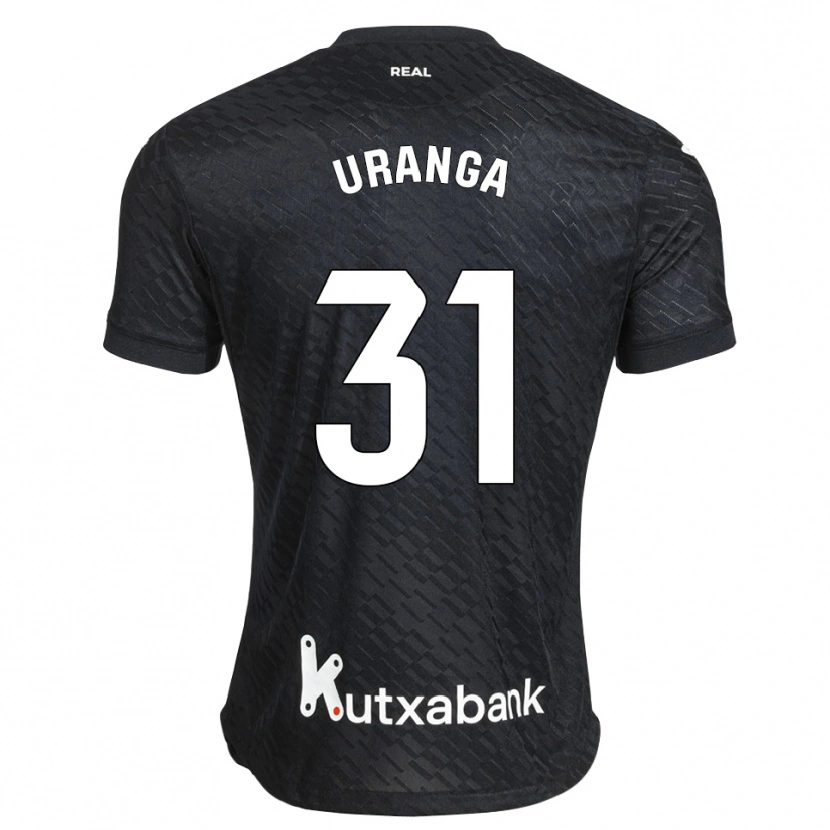 Danxen Damen Haizea Uranga Agirre #31 Schwarz Weiß Auswärtstrikot Trikot 2026/27 T-Shirt