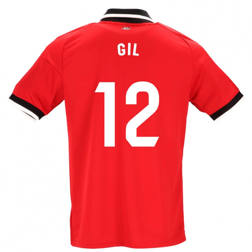 Danxen Damen Dani Gil #12 Schwarz Weiß Rot Auswärtstrikot Trikot 2026/27 T-Shirt