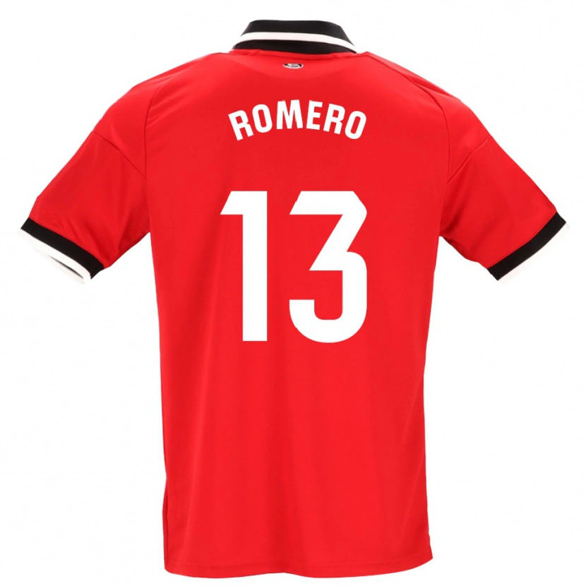 Danxen Damen Rafael Romero #13 Schwarz Weiß Rot Auswärtstrikot Trikot 2026/27 T-Shirt