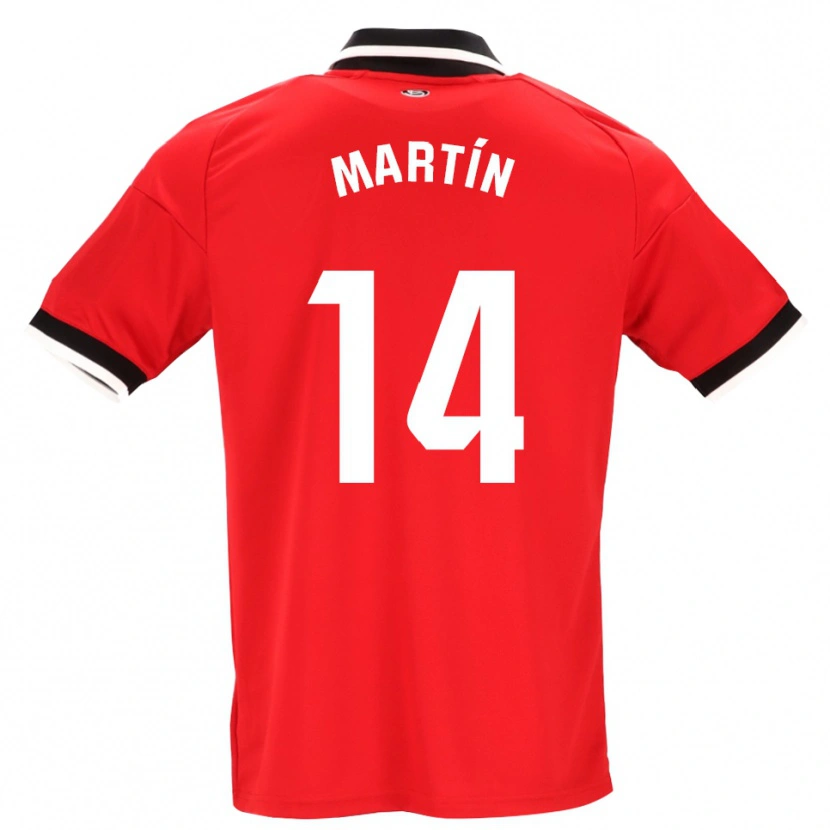 Danxen Damen Nazaret Martín #14 Schwarz Weiß Rot Auswärtstrikot Trikot 2026/27 T-Shirt