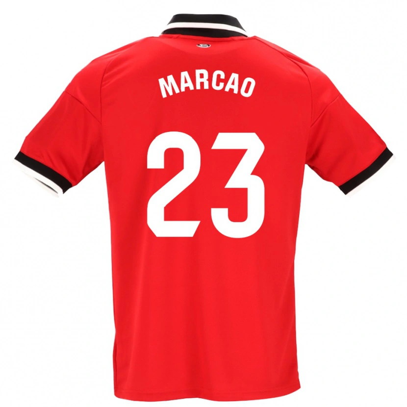 Danxen Damen Marcão #23 Schwarz Weiß Rot Auswärtstrikot Trikot 2026/27 T-Shirt