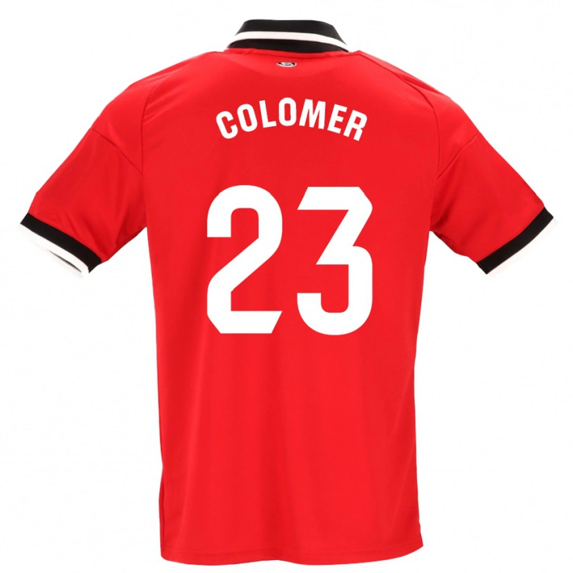 Danxen Damen Carlos Colomer #23 Schwarz Weiß Rot Auswärtstrikot Trikot 2026/27 T-Shirt