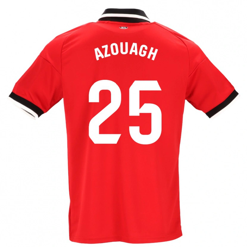 Danxen Damen Rayan Azouagh #25 Schwarz Weiß Rot Auswärtstrikot Trikot 2026/27 T-Shirt