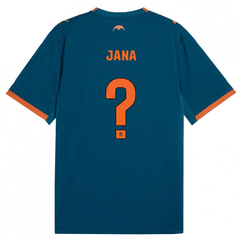 Danxen Damen Jana Xin #0 Stahlblau Orange Auswärtstrikot Trikot 2026/27 T-Shirt
