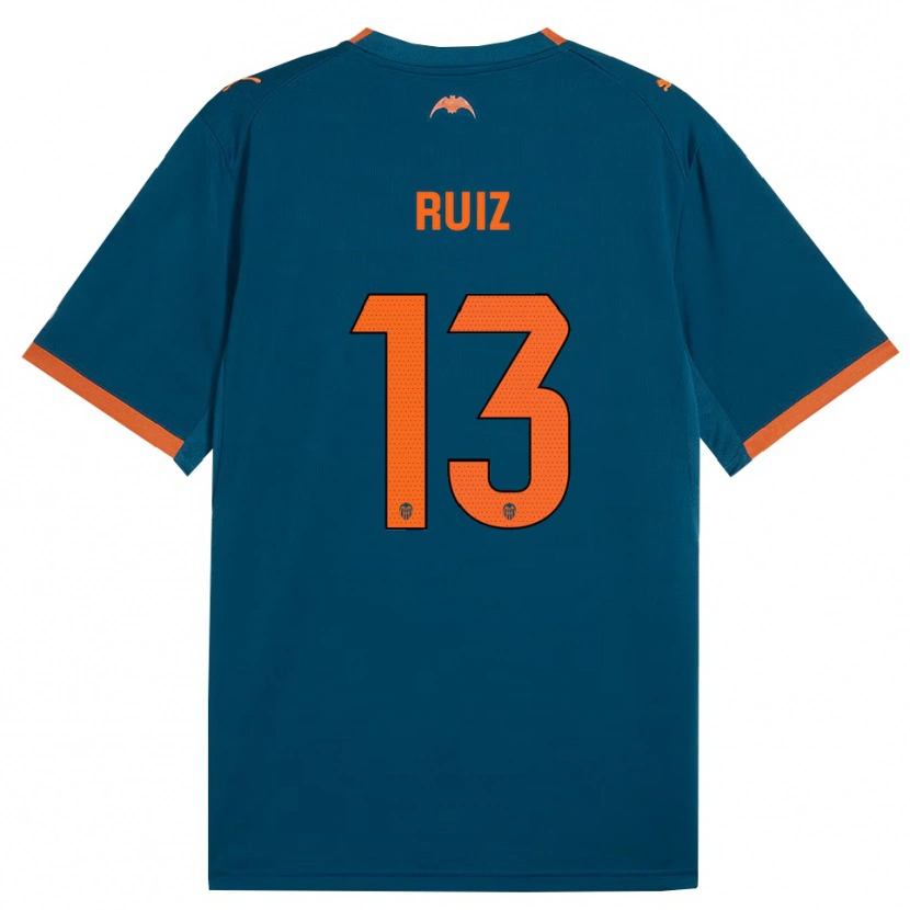 Danxen Damen Nil Ruiz #13 Stahlblau Orange Auswärtstrikot Trikot 2026/27 T-Shirt