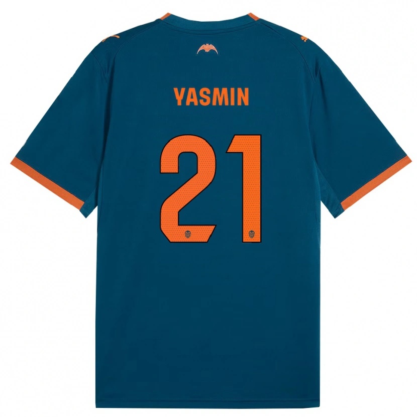 Danxen Damen Yasmin Katie Mrabet Slack #21 Stahlblau Orange Auswärtstrikot Trikot 2026/27 T-Shirt
