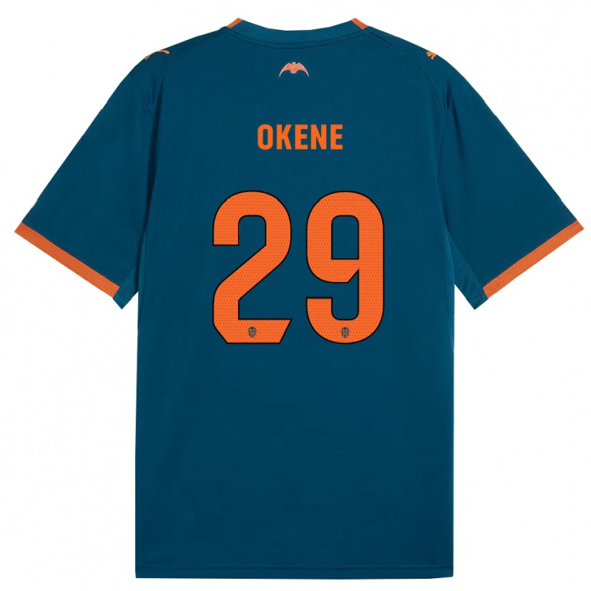 Danxen Damen Andrea Okene #29 Stahlblau Orange Auswärtstrikot Trikot 2026/27 T-Shirt