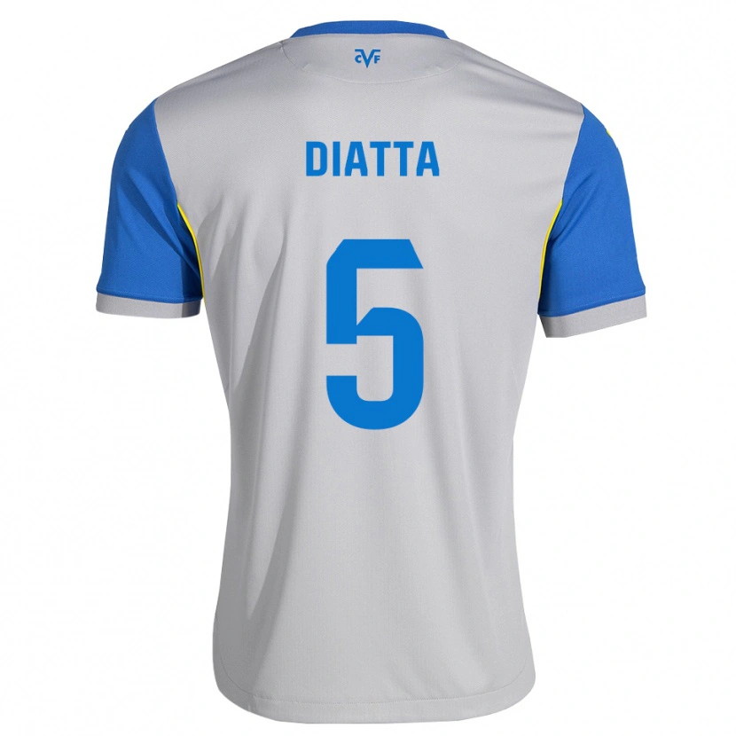 Danxen Damen Alassane Diatta #5 Dodgerblau Grau Auswärtstrikot Trikot 2026/27 T-Shirt
