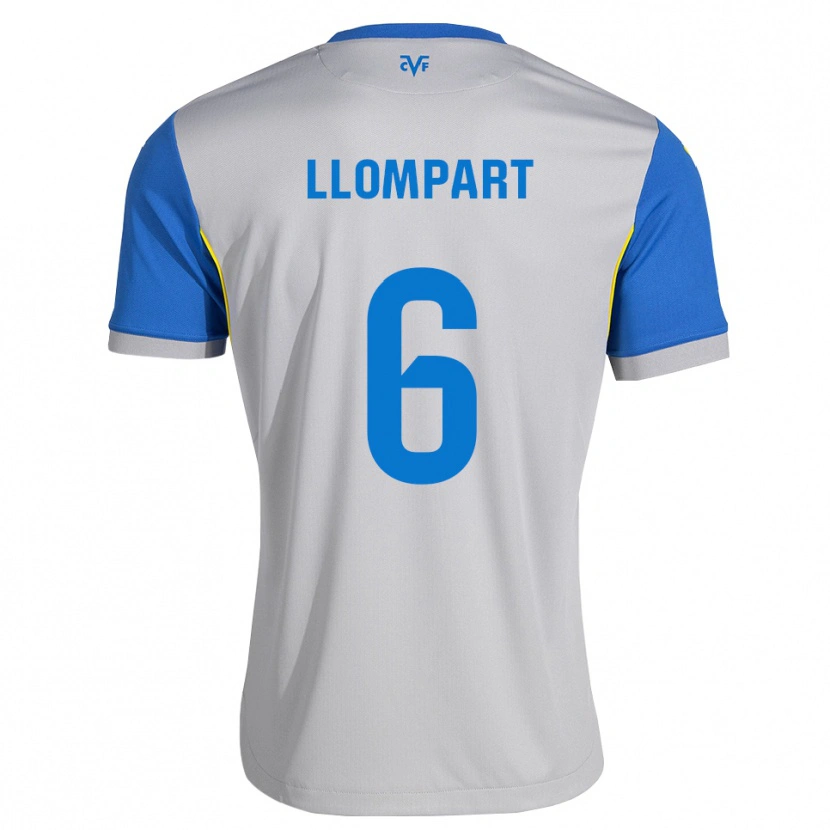 Danxen Damen María Llompart #6 Dodgerblau Grau Auswärtstrikot Trikot 2026/27 T-Shirt