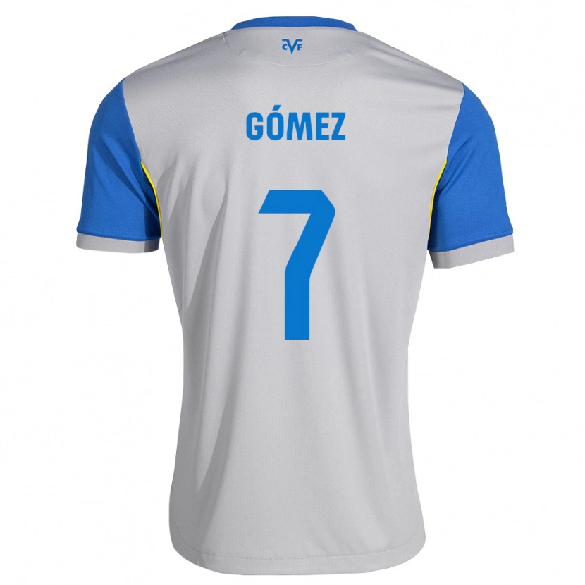 Danxen Damen Valen Gómez #7 Dodgerblau Grau Auswärtstrikot Trikot 2026/27 T-Shirt