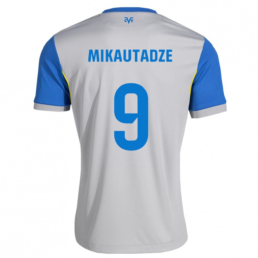 Danxen Damen Georges Mikautadze #9 Dodgerblau Grau Auswärtstrikot Trikot 2026/27 T-Shirt