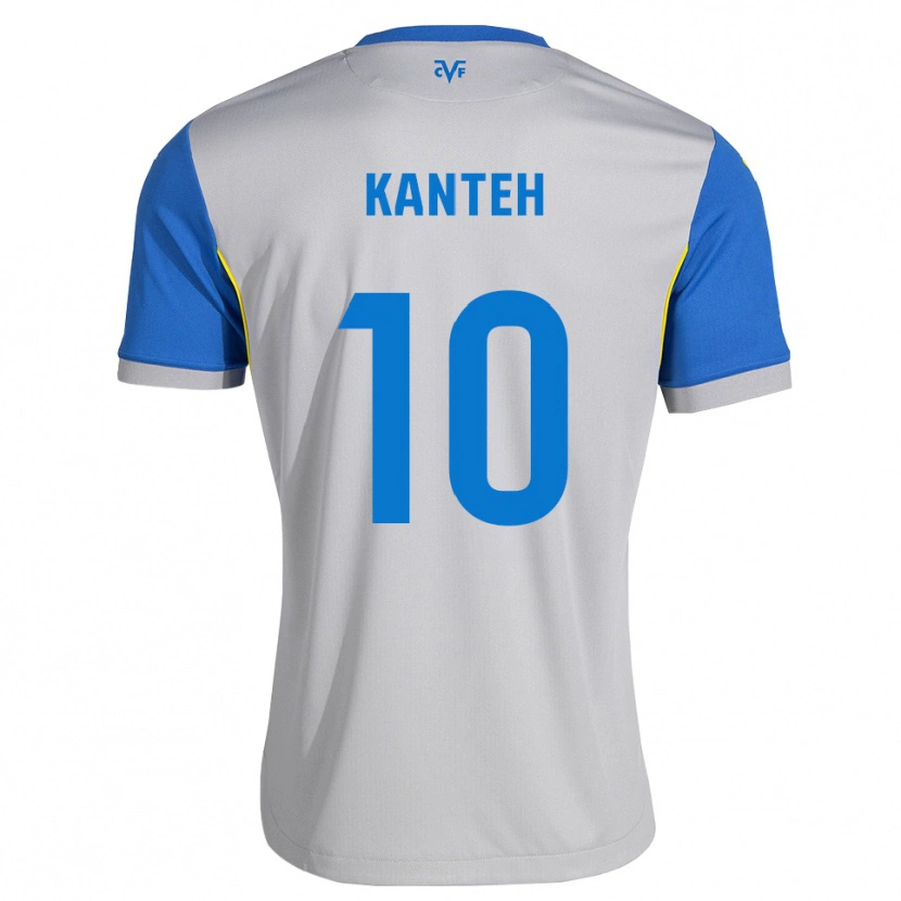 Danxen Damen Fatou Kanteh #10 Dodgerblau Grau Auswärtstrikot Trikot 2026/27 T-Shirt