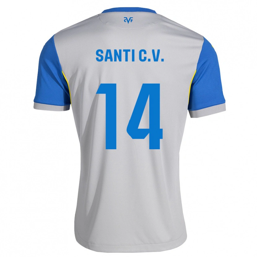 Danxen Damen Santi Comesaña #14 Dodgerblau Grau Auswärtstrikot Trikot 2026/27 T-Shirt