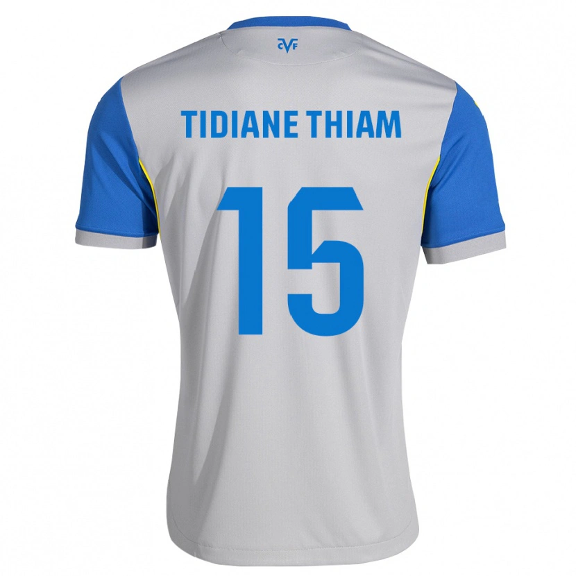 Danxen Damen Cheikh Tidiane Thiam #15 Dodgerblau Grau Auswärtstrikot Trikot 2026/27 T-Shirt
