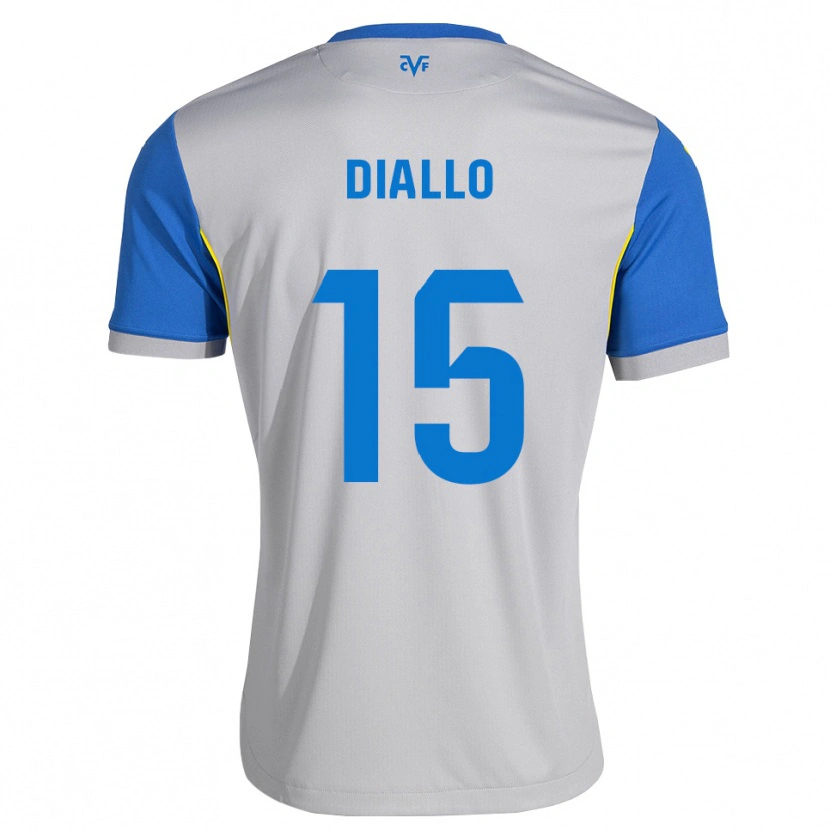 Danxen Damen Moussa Diallo #15 Dodgerblau Grau Auswärtstrikot Trikot 2026/27 T-Shirt