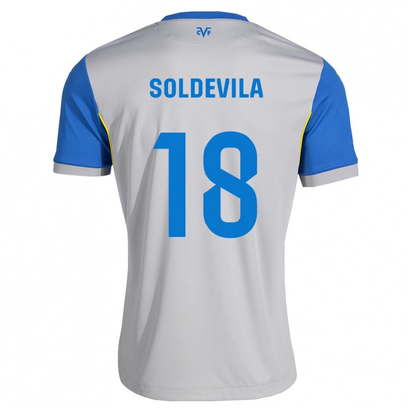 Danxen Damen Paola Soldevila #18 Dodgerblau Grau Auswärtstrikot Trikot 2026/27 T-Shirt