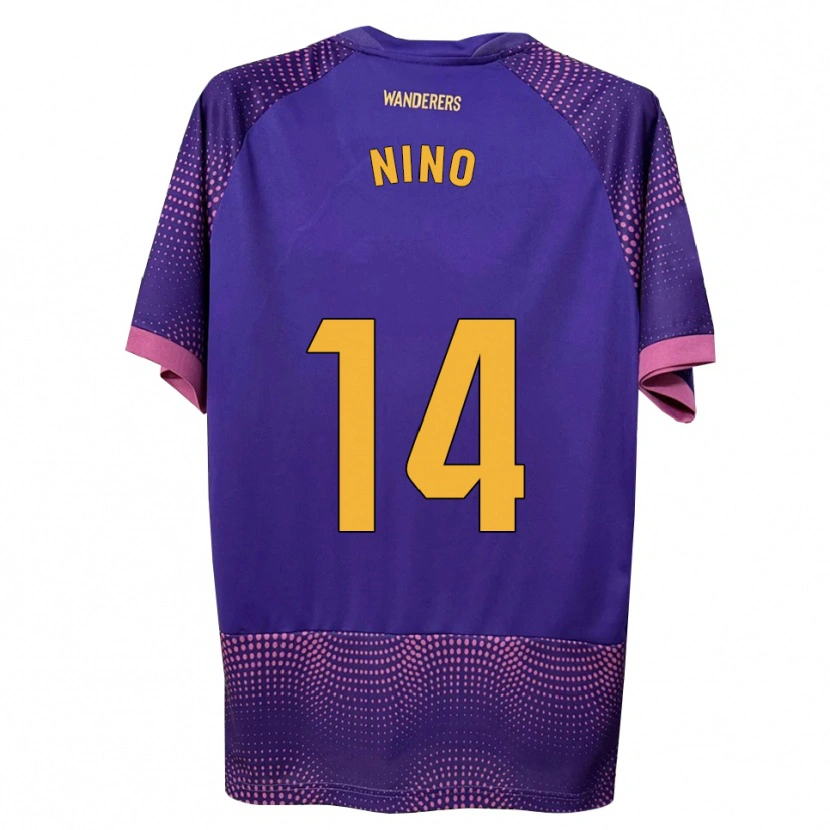 Danxen Damen Fer Niño #14 Lila Weiß Rosa Auswärtstrikot Trikot 2026/27 T-Shirt
