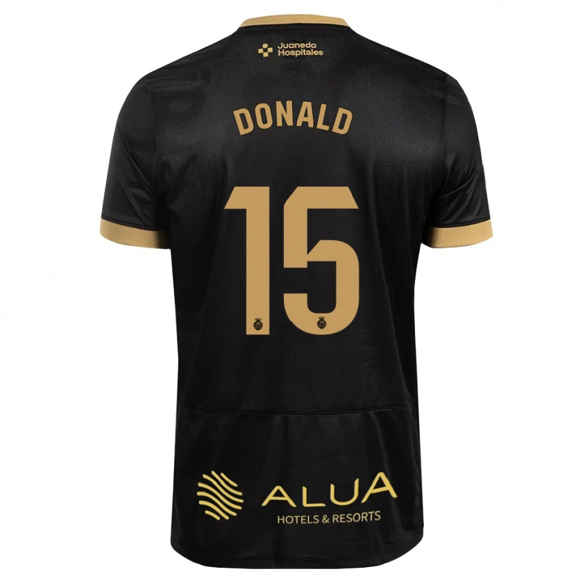 Danxen Damen John Donald #15 Schwarz Sandbraun Burly Wood Auswärtstrikot Trikot 2026/27 T-Shirt