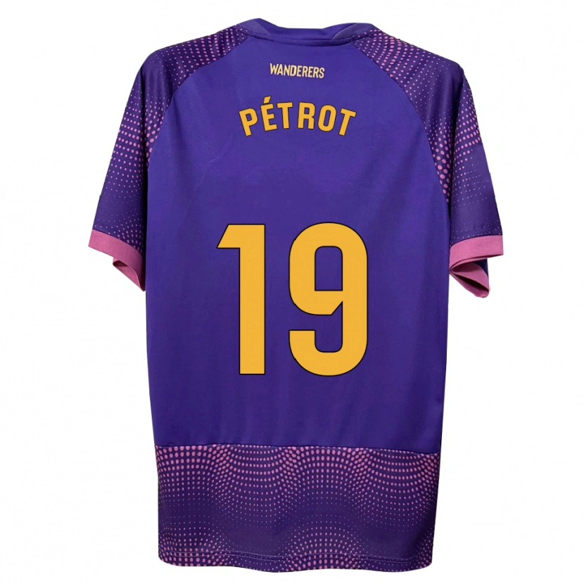 Danxen Damen Léo Pétrot #19 Lila Weiß Rosa Auswärtstrikot Trikot 2026/27 T-Shirt