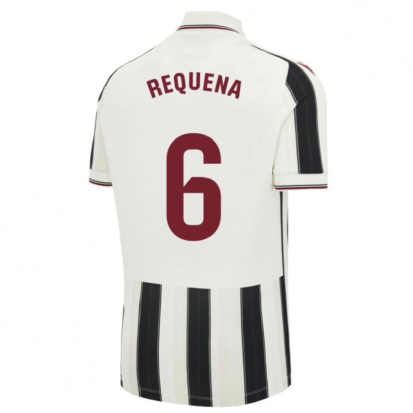 Danxen Damen Dani Requena #6 Schwarz Weiß Rot Auswärtstrikot Trikot 2026/27 T-Shirt
