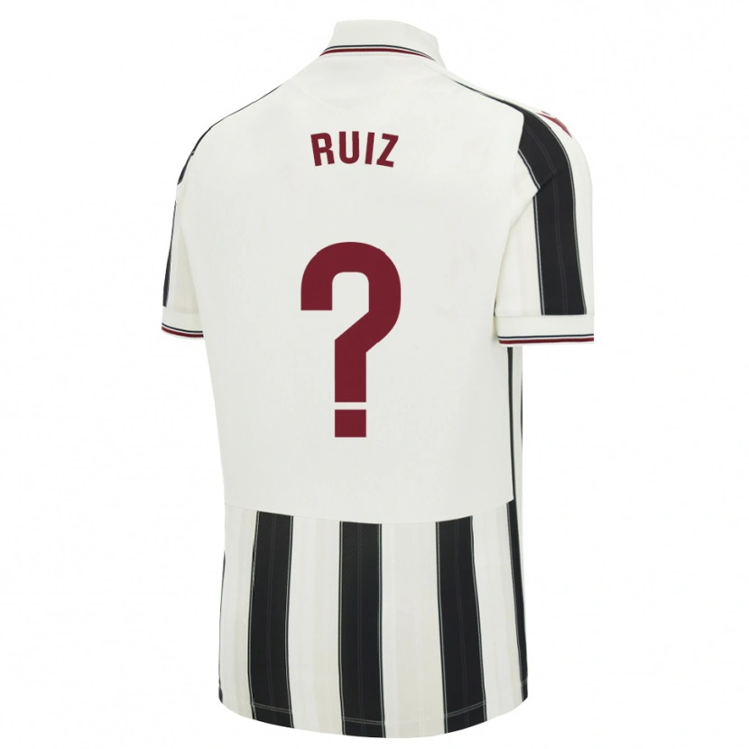 Danxen Damen Álex Ruiz #0 Schwarz Weiß Rot Auswärtstrikot Trikot 2026/27 T-Shirt