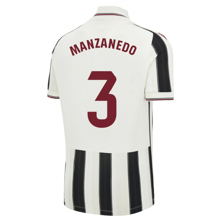 Danxen Damen Aitor Manzanedo #3 Schwarz Weiß Rot Auswärtstrikot Trikot 2026/27 T-Shirt