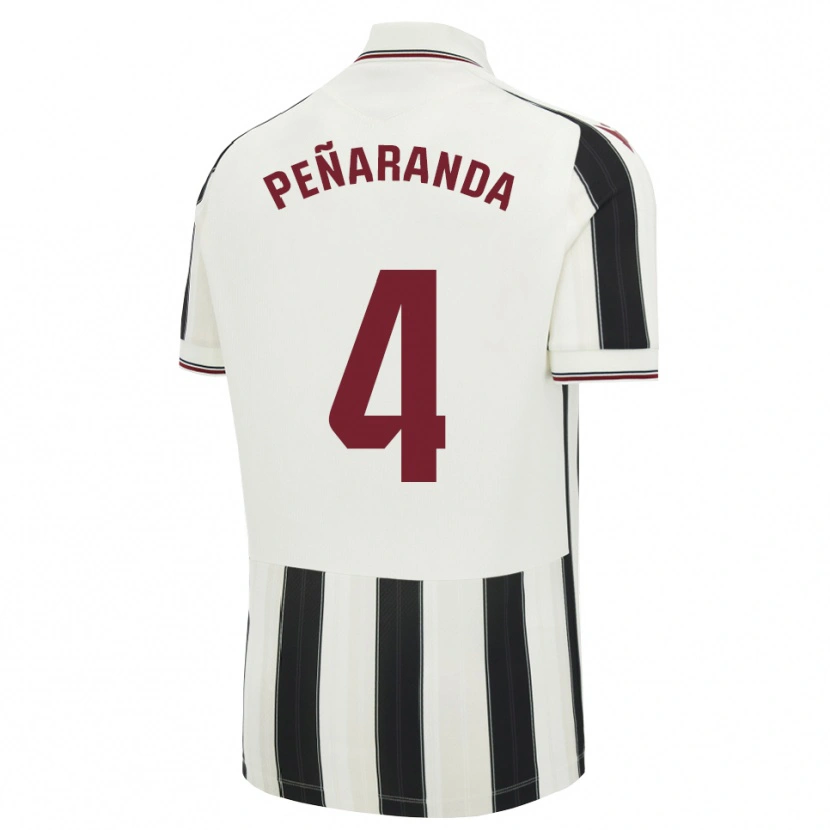 Danxen Damen Carlos Peñaranda #4 Schwarz Weiß Rot Auswärtstrikot Trikot 2026/27 T-Shirt