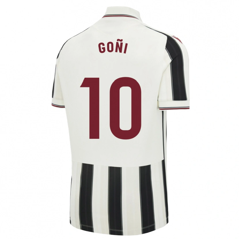 Danxen Damen Hugo Goñi #10 Schwarz Weiß Rot Auswärtstrikot Trikot 2026/27 T-Shirt