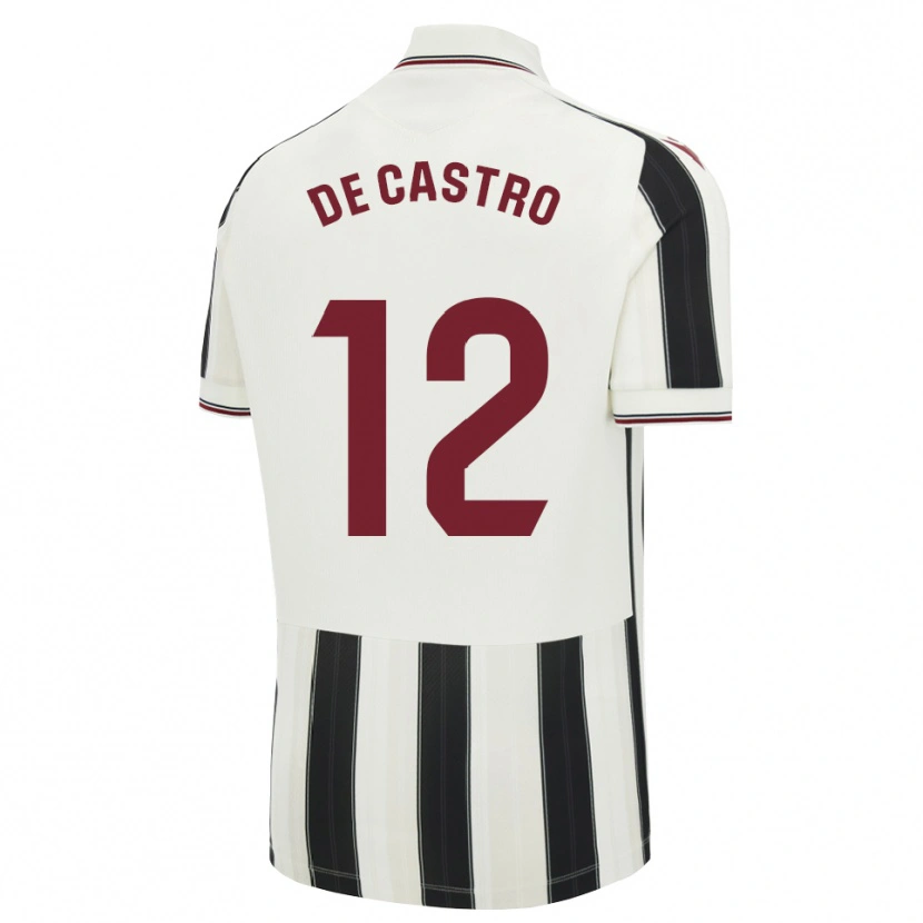 Danxen Damen Asier De Castro #12 Schwarz Weiß Rot Auswärtstrikot Trikot 2026/27 T-Shirt