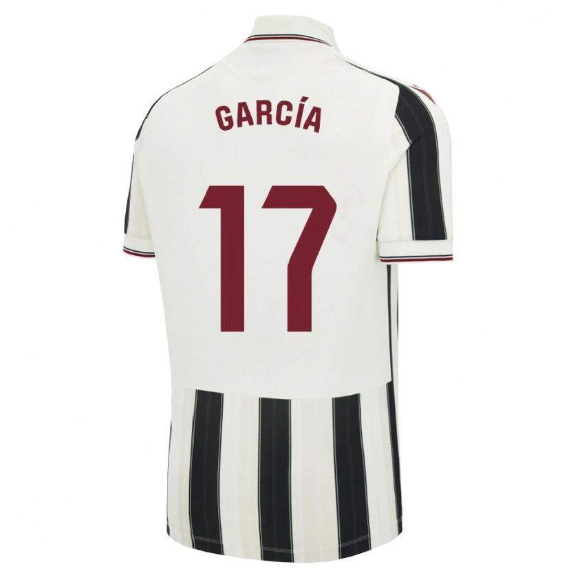 Danxen Damen Víctor García #17 Schwarz Weiß Rot Auswärtstrikot Trikot 2026/27 T-Shirt