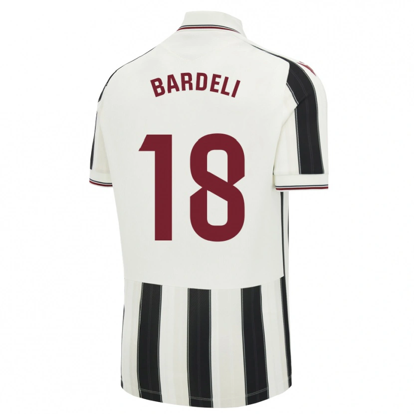 Danxen Damen Enzo Bardeli #18 Schwarz Weiß Rot Auswärtstrikot Trikot 2026/27 T-Shirt