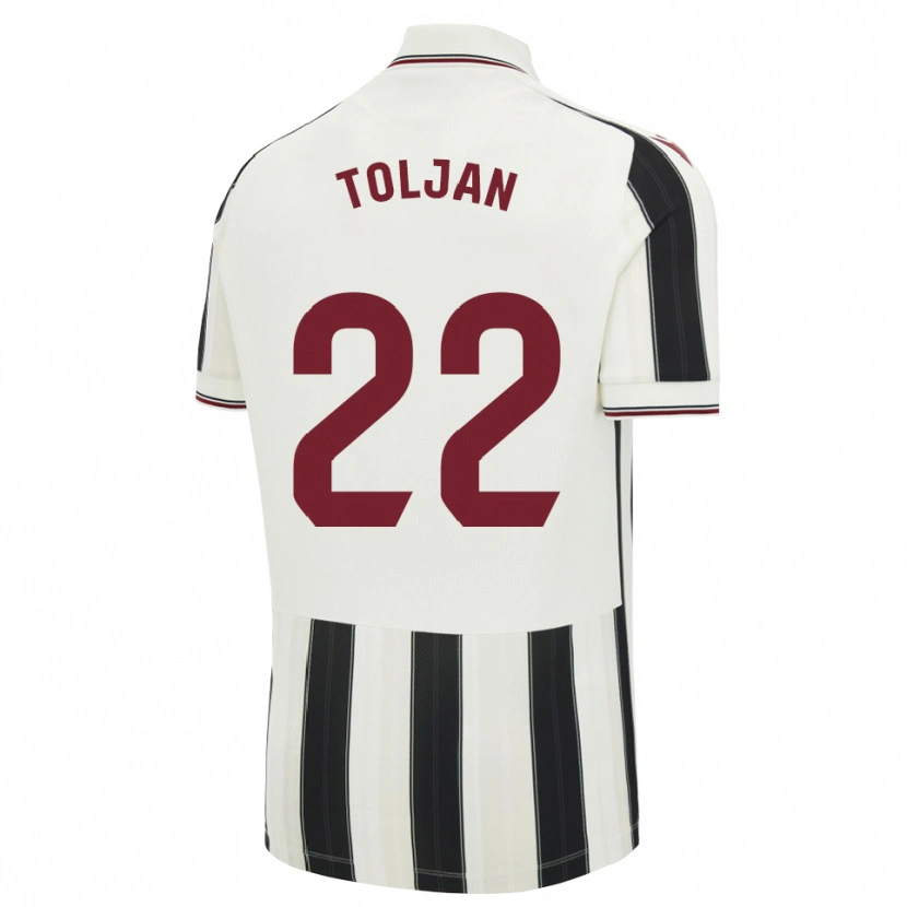 Danxen Damen Jeremy Toljan #22 Schwarz Weiß Rot Auswärtstrikot Trikot 2026/27 T-Shirt