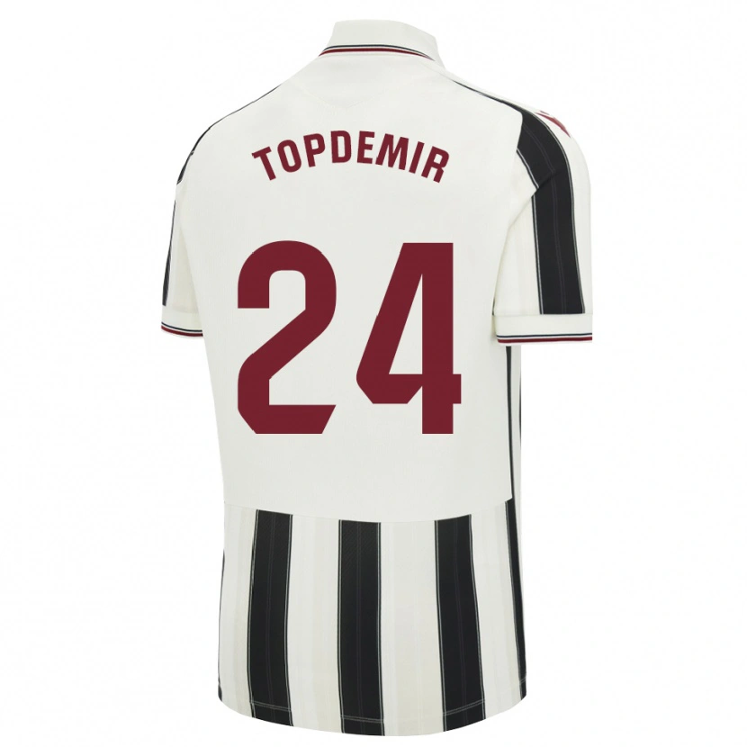 Danxen Damen Karan Topdemir #24 Schwarz Weiß Rot Auswärtstrikot Trikot 2026/27 T-Shirt