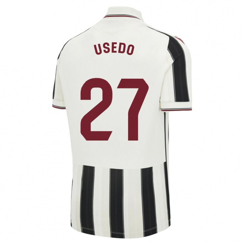 Danxen Damen Manel Usedo #27 Schwarz Weiß Rot Auswärtstrikot Trikot 2026/27 T-Shirt
