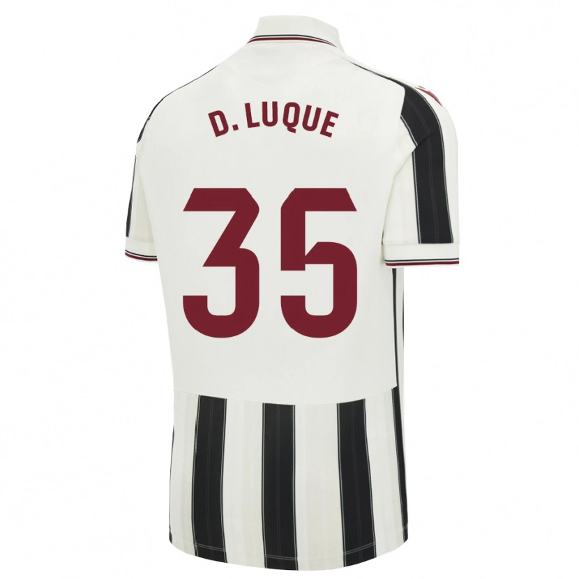 Danxen Damen Daniela Luque Fernández #35 Schwarz Weiß Rot Auswärtstrikot Trikot 2026/27 T-Shirt