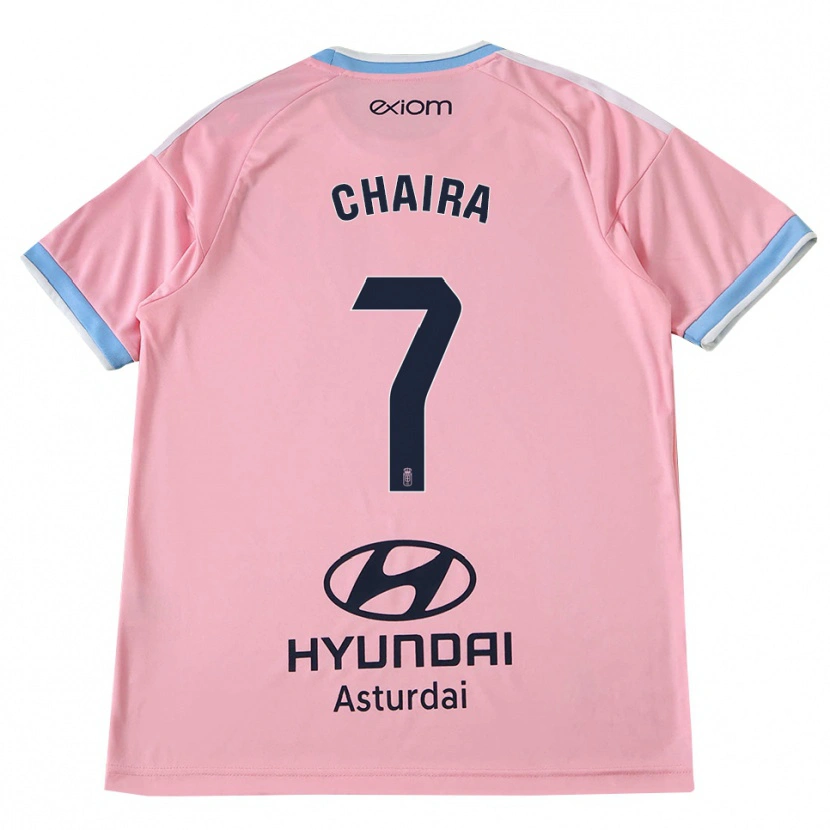 Danxen Damen Ilyas Chaira #7 Kornblumenblau Rosa Auswärtstrikot Trikot 2026/27 T-Shirt