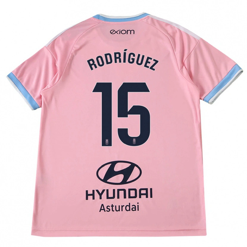 Danxen Damen Samu Rodríguez #15 Kornblumenblau Rosa Auswärtstrikot Trikot 2026/27 T-Shirt