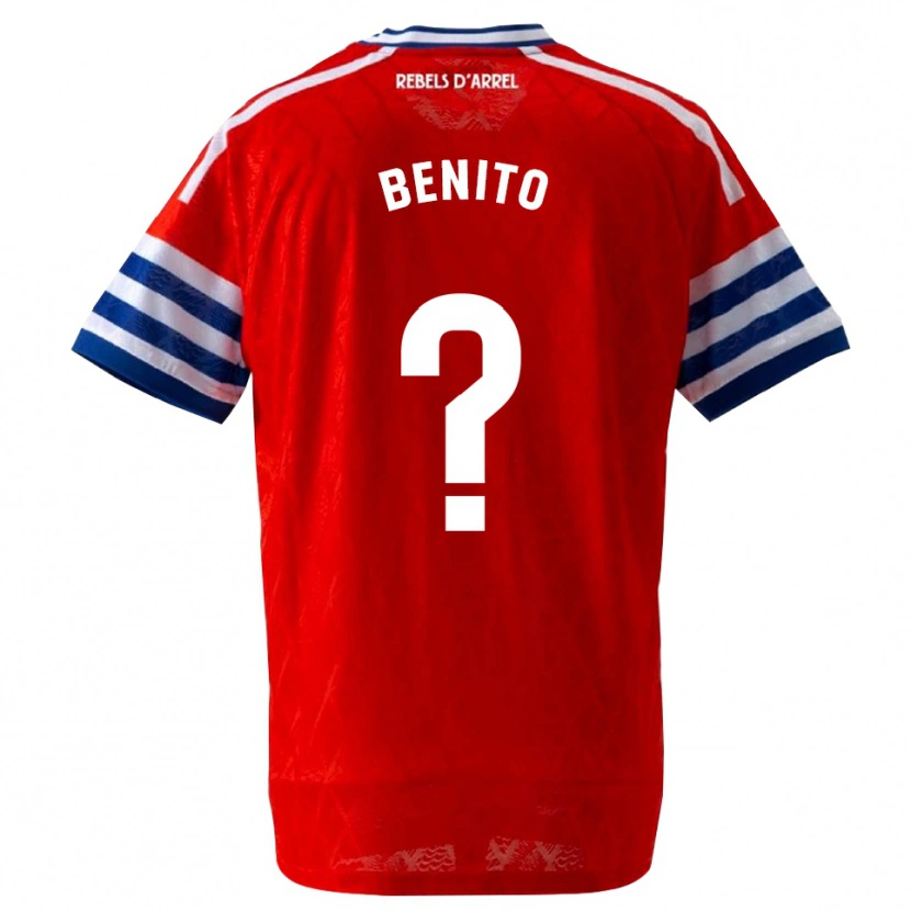 Danxen Damen Adrià Benito #0 Königsblau Rot Auswärtstrikot Trikot 2026/27 T-Shirt
