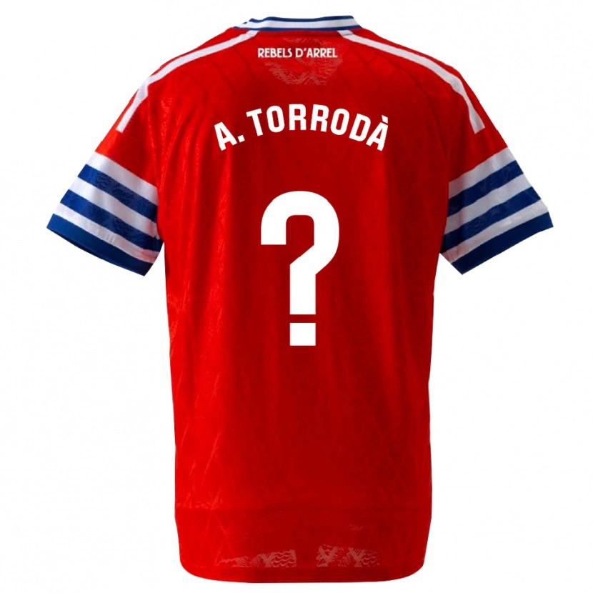 Danxen Damen Anna Torrodà Ricard #0 Königsblau Rot Auswärtstrikot Trikot 2026/27 T-Shirt