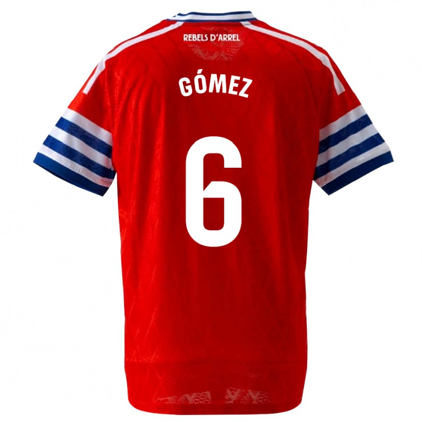 Danxen Damen Ferran Gómez #6 Königsblau Rot Auswärtstrikot Trikot 2026/27 T-Shirt