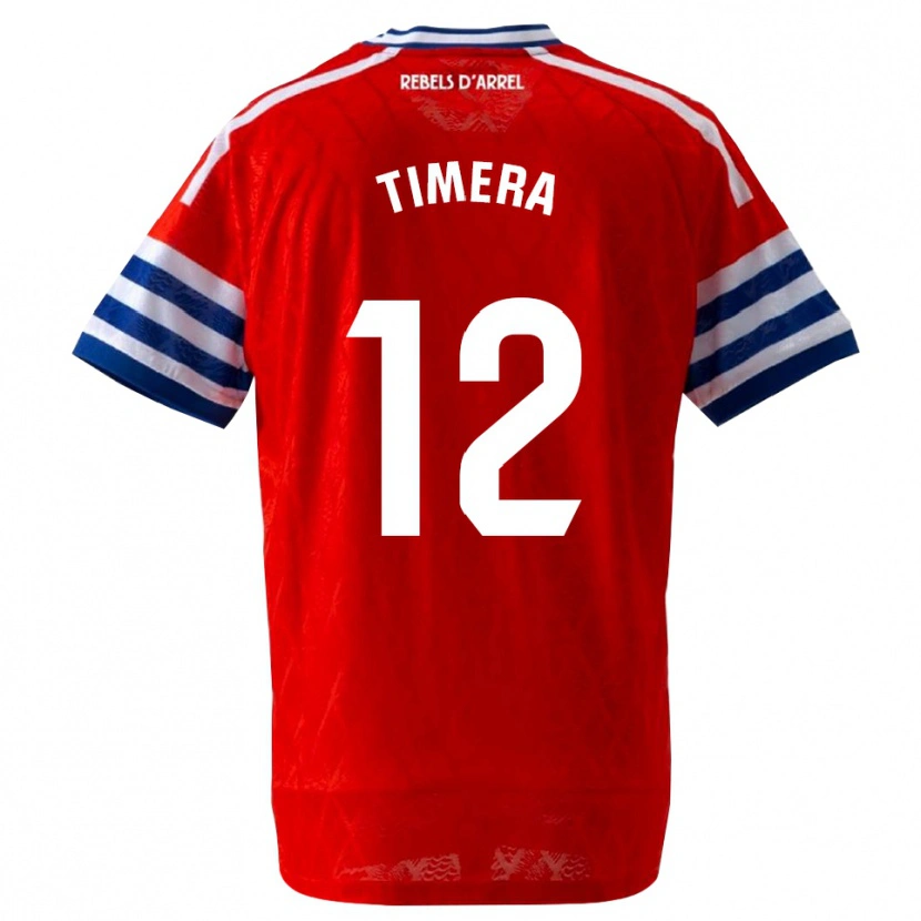 Danxen Damen Adama Timera #12 Königsblau Rot Auswärtstrikot Trikot 2026/27 T-Shirt