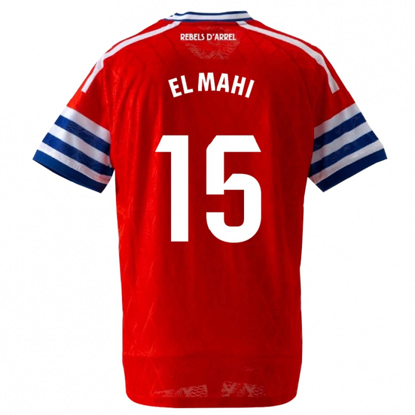 Danxen Damen Moha El Mahi #15 Königsblau Rot Auswärtstrikot Trikot 2026/27 T-Shirt