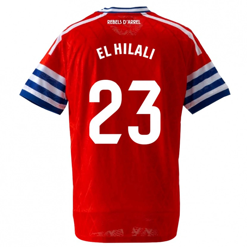Danxen Damen Omar El Hilali #23 Königsblau Rot Auswärtstrikot Trikot 2026/27 T-Shirt