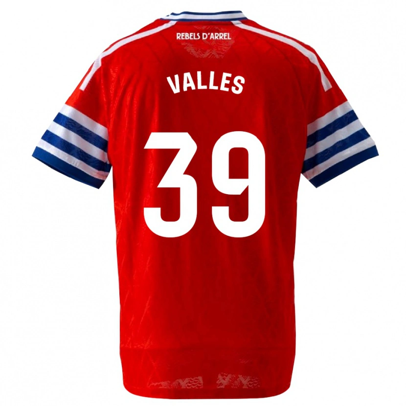 Danxen Damen Gastón Valles #39 Königsblau Rot Auswärtstrikot Trikot 2026/27 T-Shirt