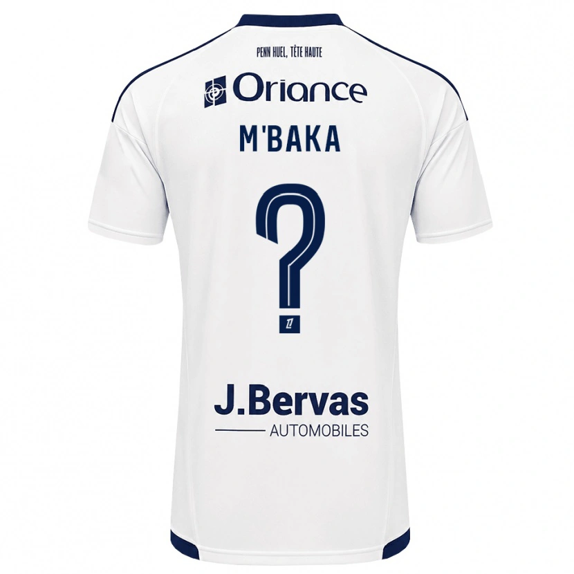Danxen Damen Sacha M'baka #0 Marineweiß Auswärtstrikot Trikot 2026/27 T-Shirt