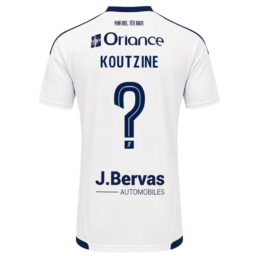 Danxen Damen Camille Koutzine #0 Marineweiß Auswärtstrikot Trikot 2026/27 T-Shirt