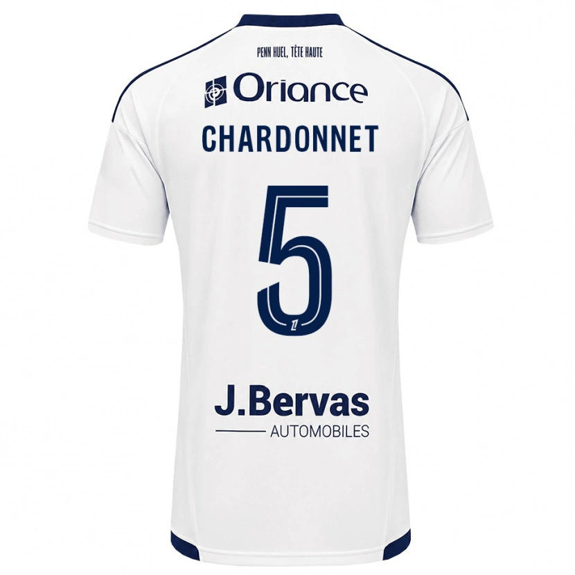 Danxen Damen Brendan Chardonnet #5 Marineweiß Auswärtstrikot Trikot 2026/27 T-Shirt
