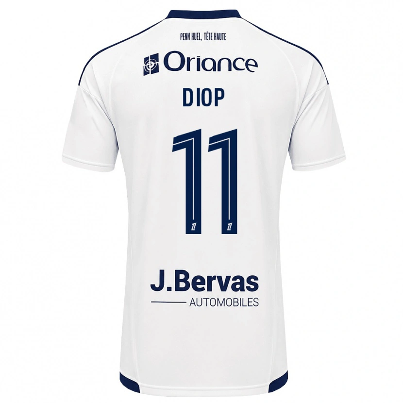 Danxen Damen Samba Diop #11 Marineweiß Auswärtstrikot Trikot 2026/27 T-Shirt