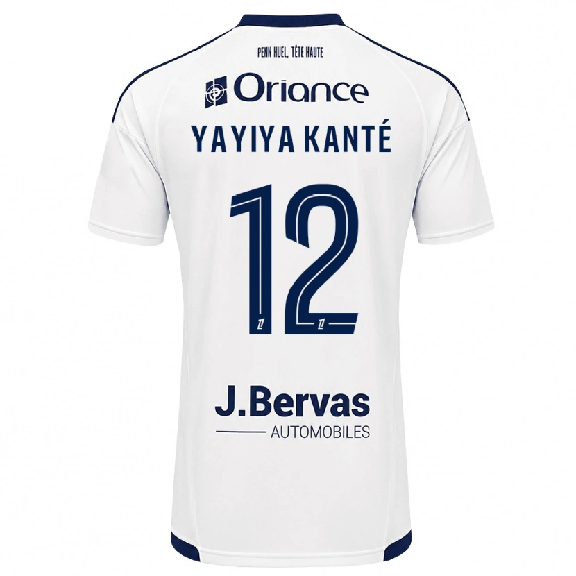 Danxen Damen Ibrahim Yayiya Kanté #12 Marineweiß Auswärtstrikot Trikot 2026/27 T-Shirt