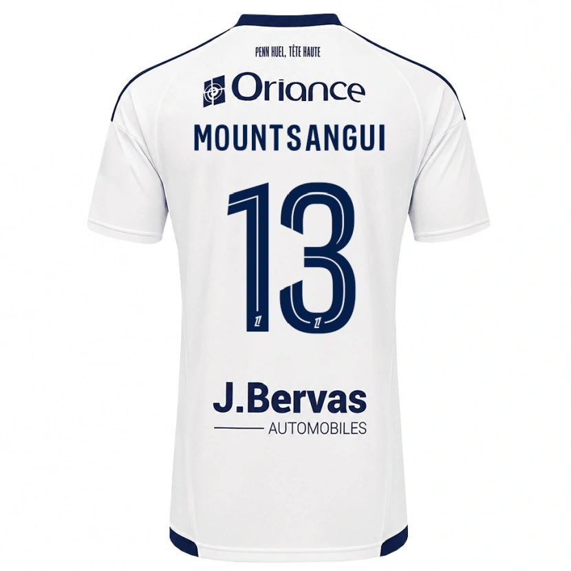 Danxen Damen Warren Mountsangui #13 Marineweiß Auswärtstrikot Trikot 2026/27 T-Shirt
